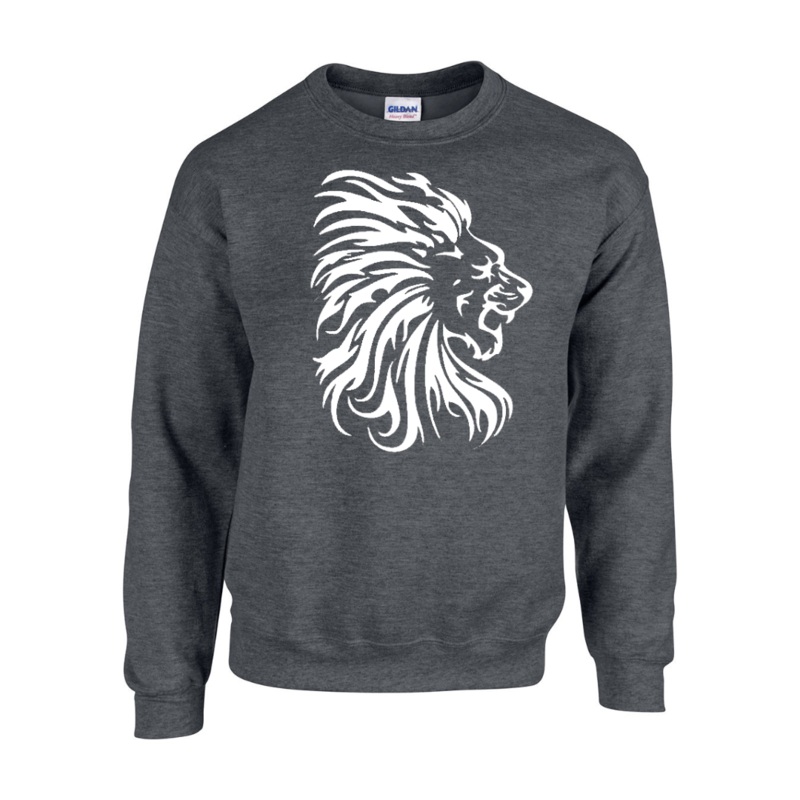 Fleece Crewneck – Front Logo – Youth