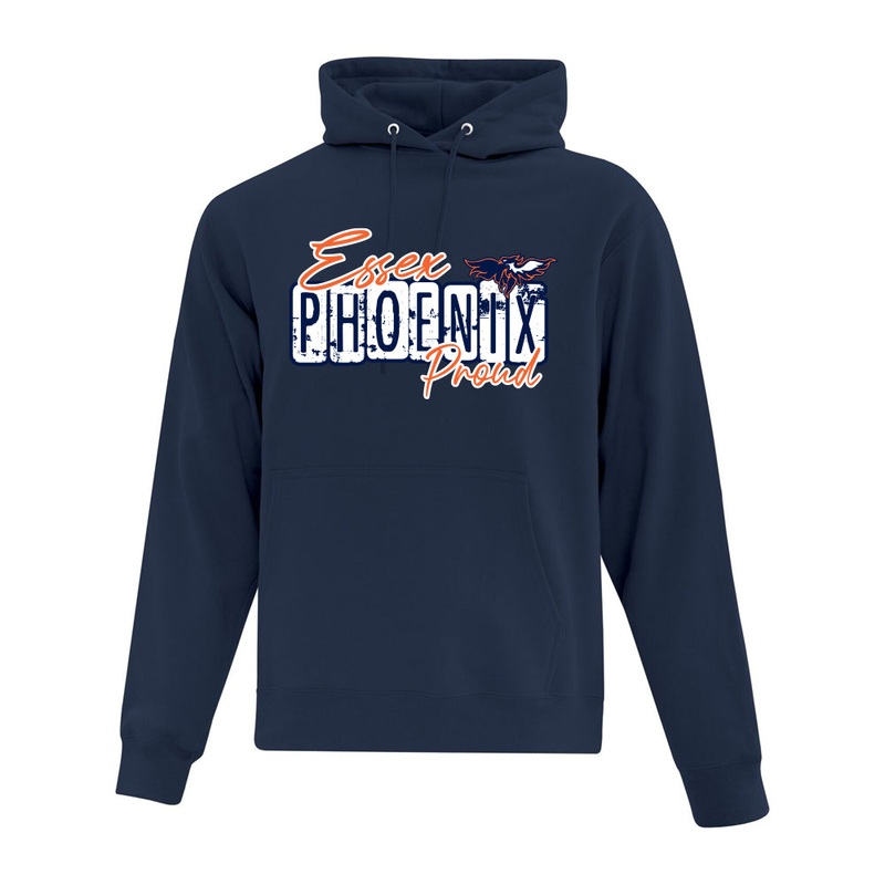 Cotton Fleece Hoodie – Crest Logo