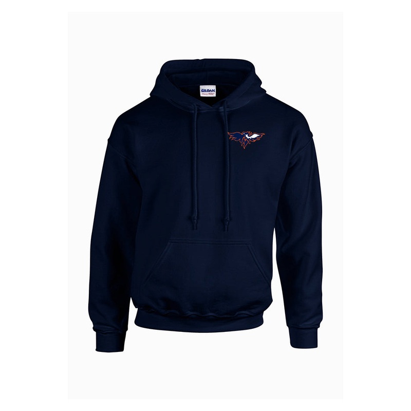 Cotton Fleece Hoodie – Embroidered Chest