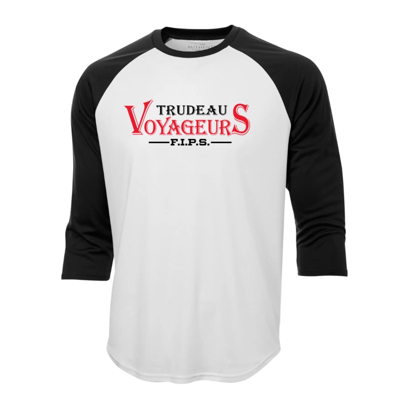 3/4 Sleeve Baseball Shirt – Text Logo