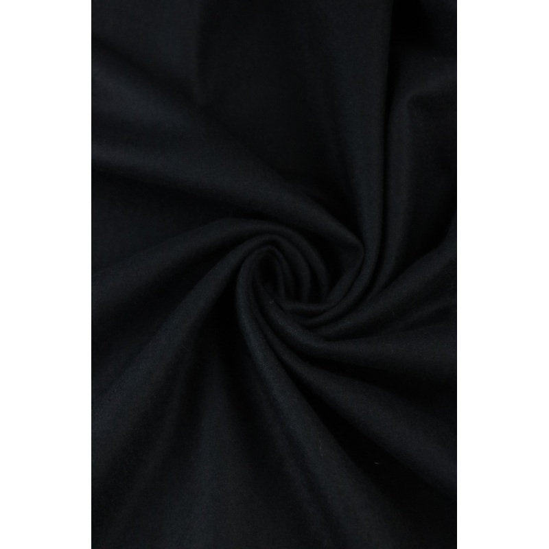 Black Moscow Brushed Wool Knit | By The Half Yard