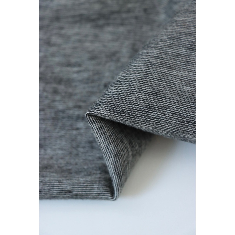 Black Organic Cotton/Hemp/Yak Jersey | By The Half Yard