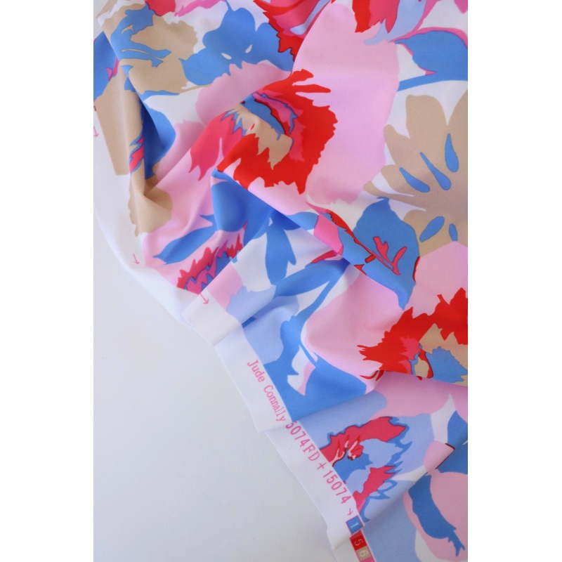 Blossoming Nylon Spandex Tricot | Designer Deadstock