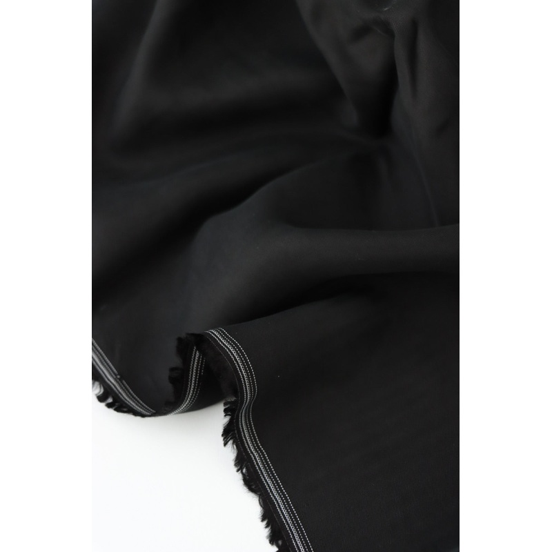 Black Sicily Sandwashed Cupro Viscose