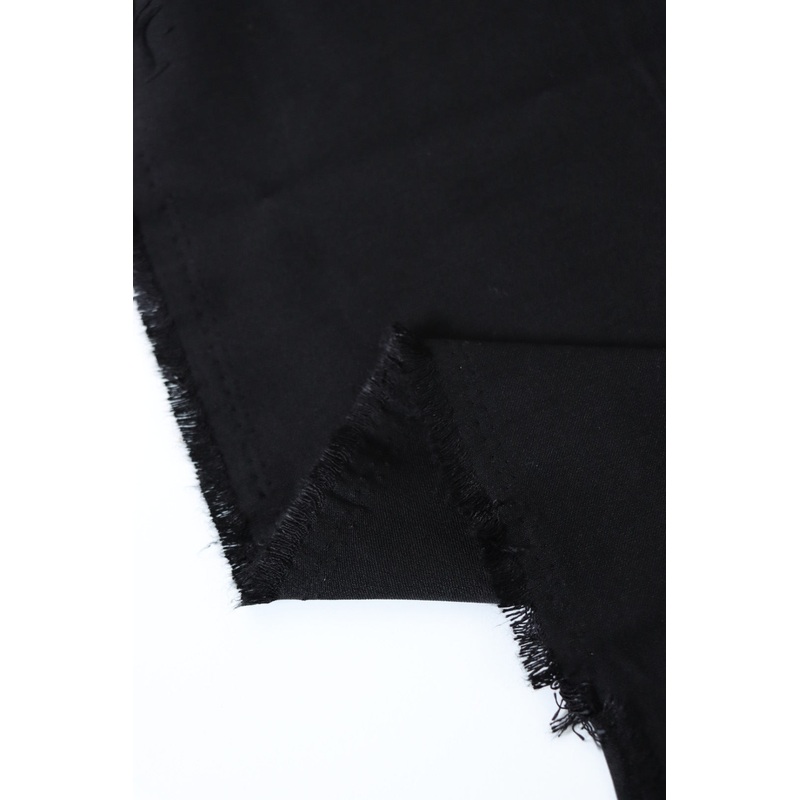 Black Stretch Twill
