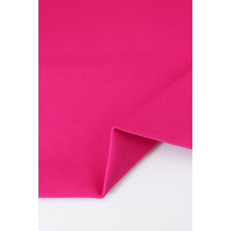 Bright Fuchsia Viscose Nylon Ponte