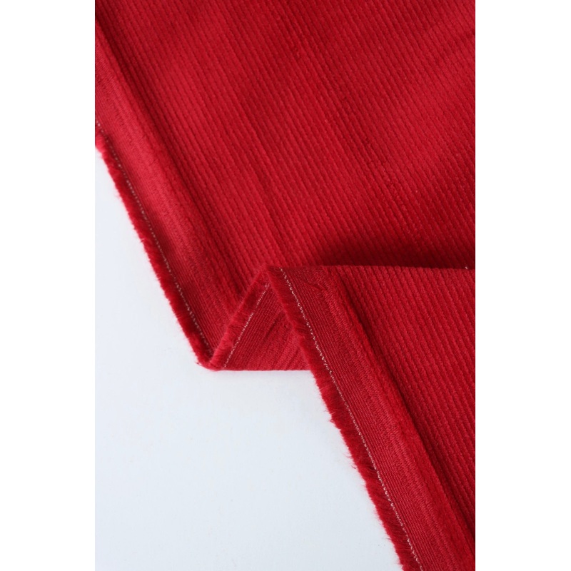 Red 11 Wale Manchester Stretch Corduroy