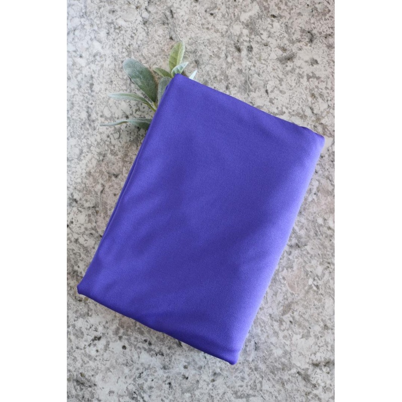 Blue Violet Brushed Athletic Poly/Spandex
