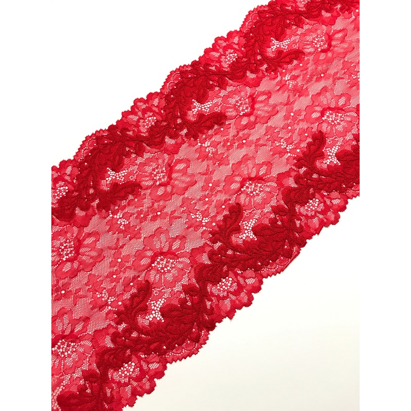 Red 9 Wide Stretch Lace