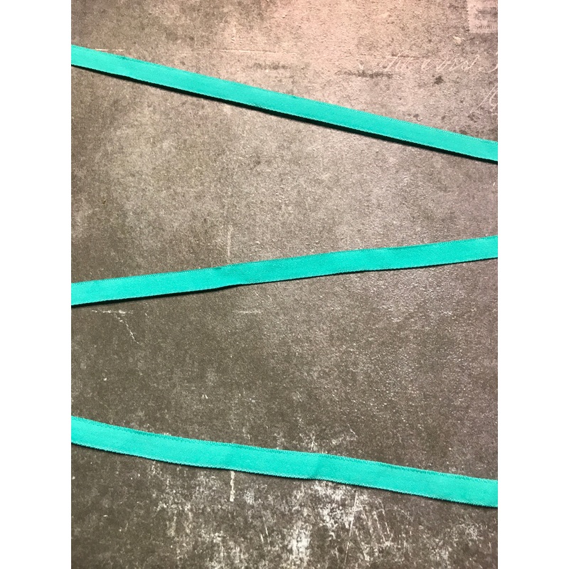 Turquoise 3/8 Narrow Elastic