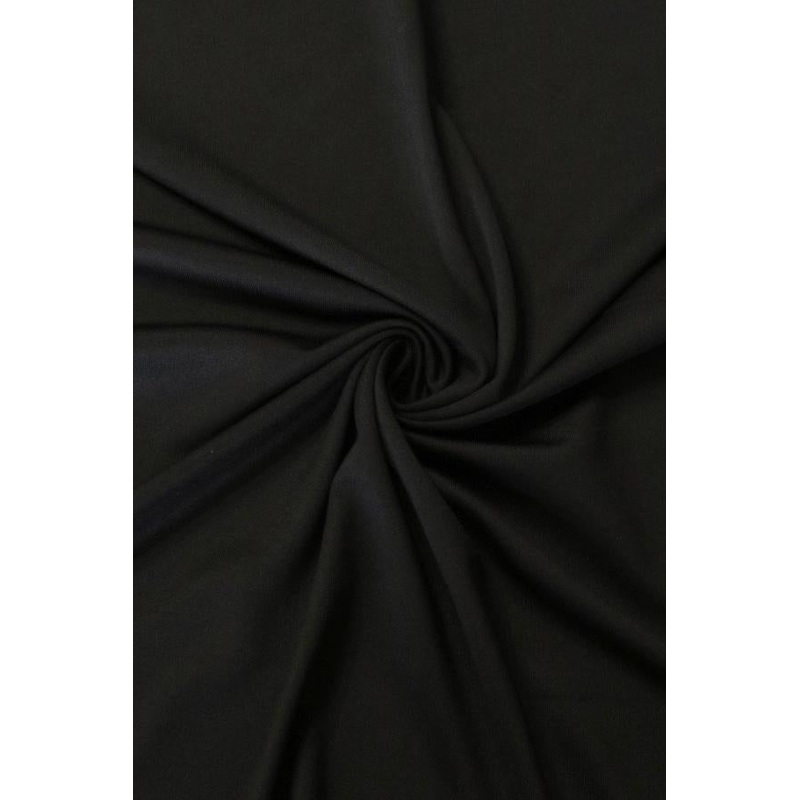 Black Matte Circular Knit