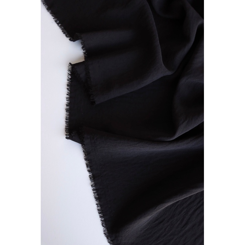 Black Florence Stretch Woven