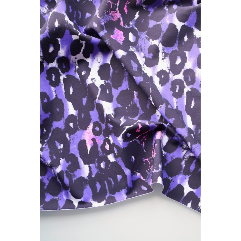 Purple Cheetah Premium Athletic Nylon/Spandex
