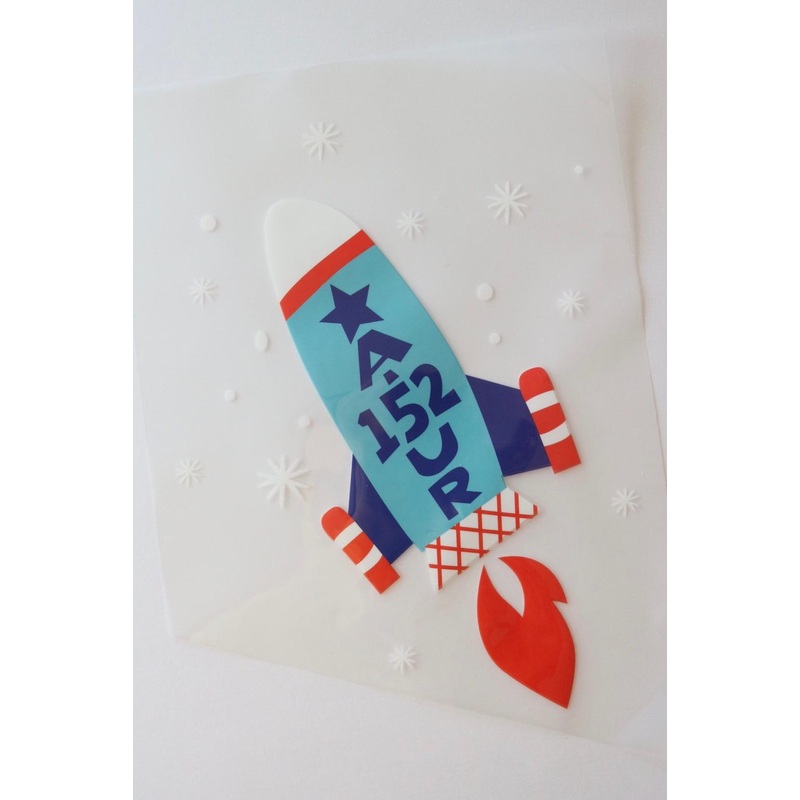Blast Off Heat Transfer, Iron-On