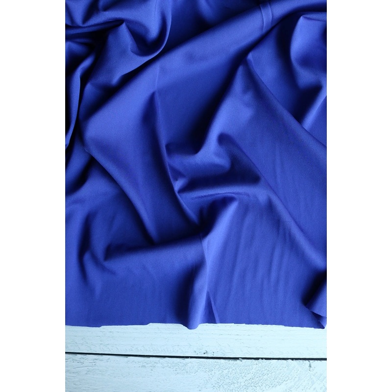 True Blue Crepe De Chine