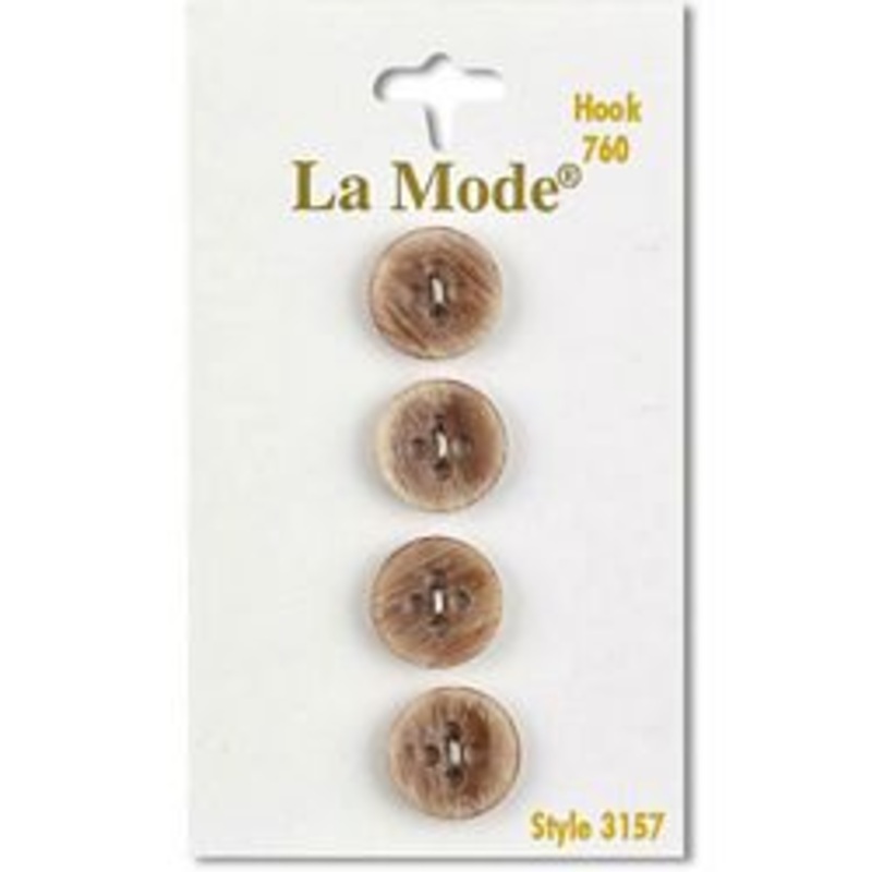 1/2 Tan Buttons | LaMode