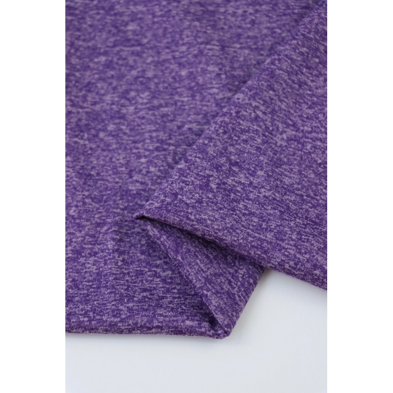 Purple Athletic Brushed Poly Jersey 125GSM