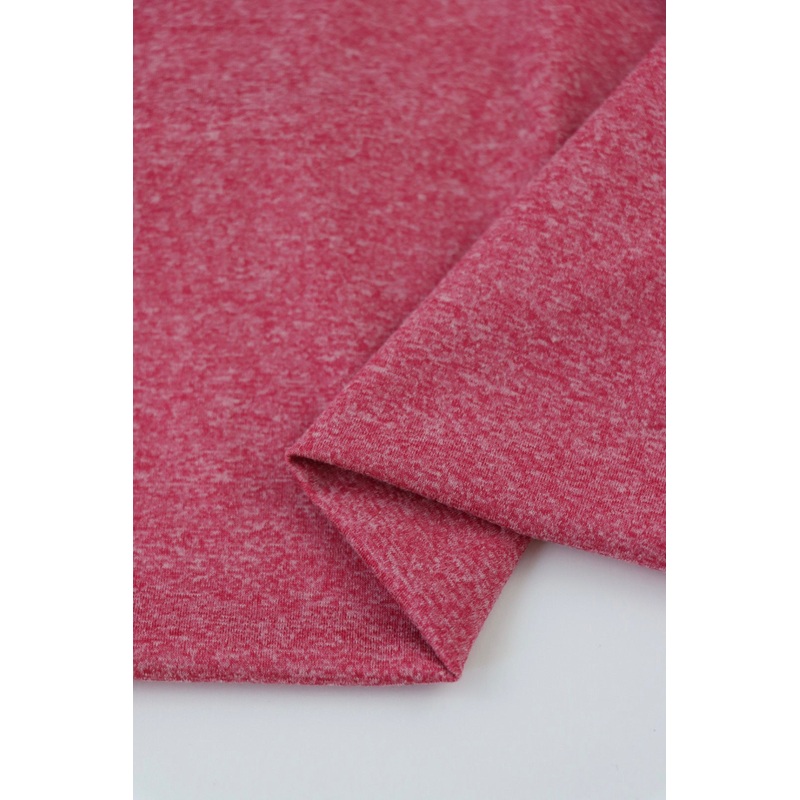 Red Athletic Brushed Poly Jersey 125GSM