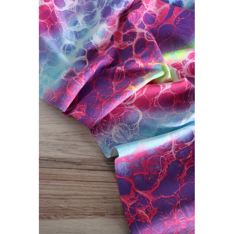 Violet Bubblescope Premium Athletic Nylon/Spandex