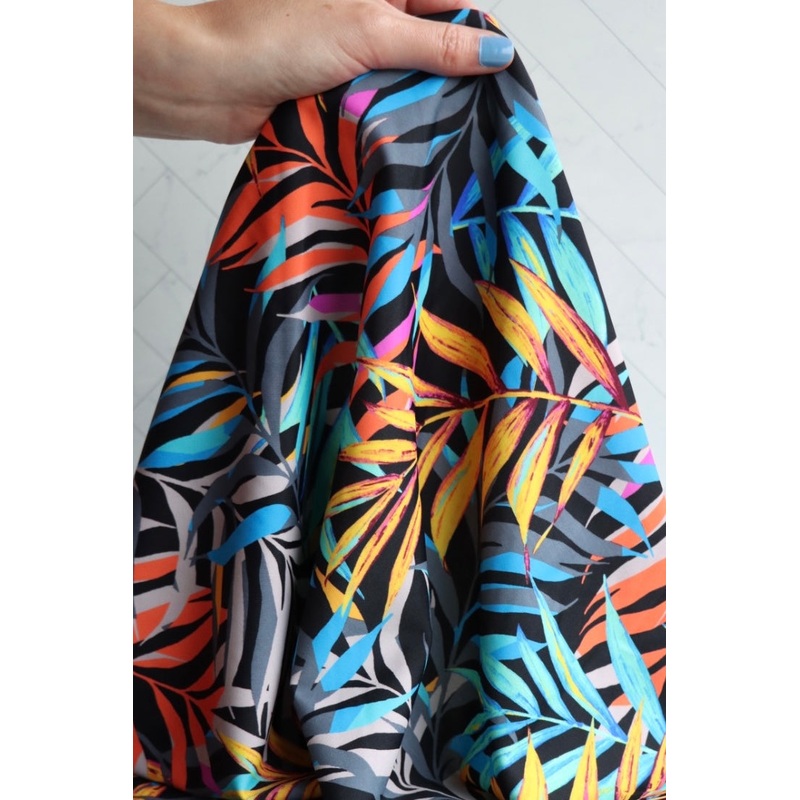 Vivid Tropics Nylon Spandex Tricot