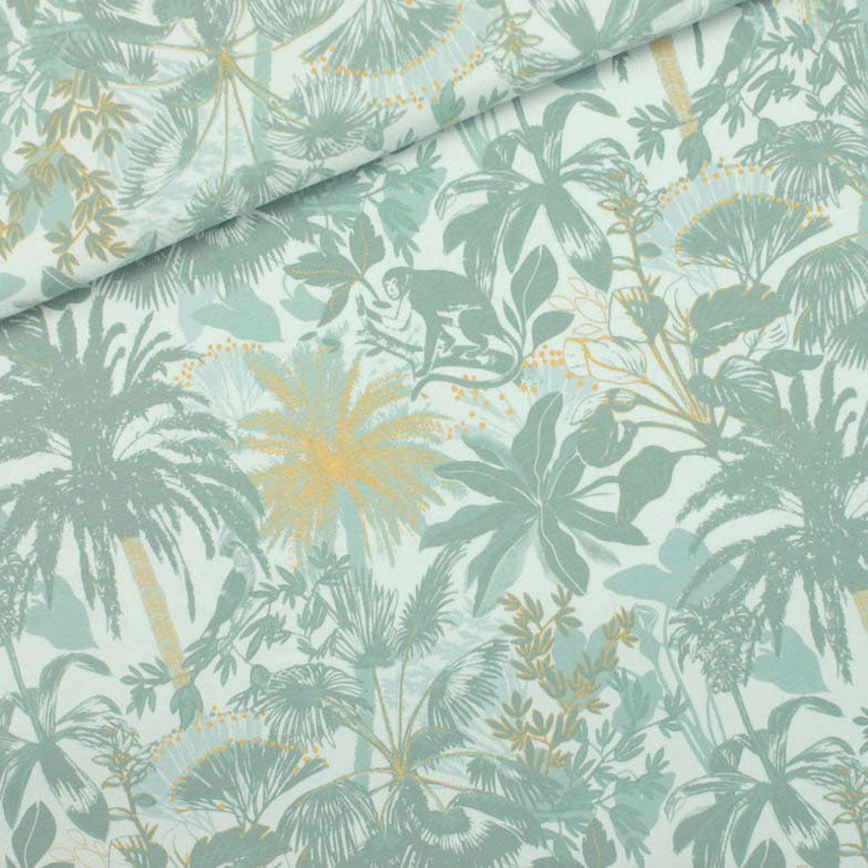 Treelife French Terry | Country Air Blue | See You At Six | By The Half Yard