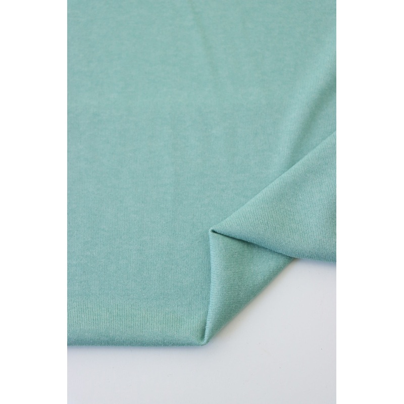 20YDS Heathered Mist Athletic Poly Jersey | Designer Deadstock