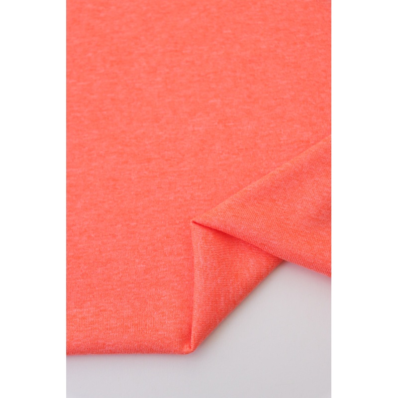 20YDS Heathered Neon Sunset Athletic Poly Jersey | Designer Deadstock