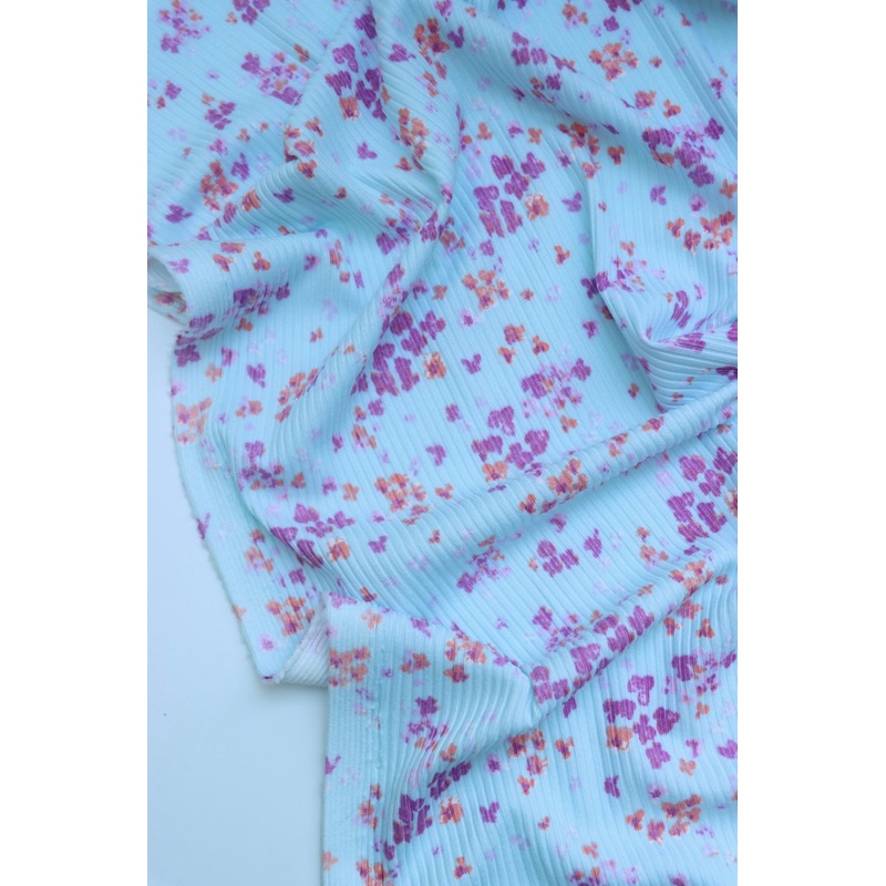 Blake on Powder Blue Yummy 4×2 Rib Knit