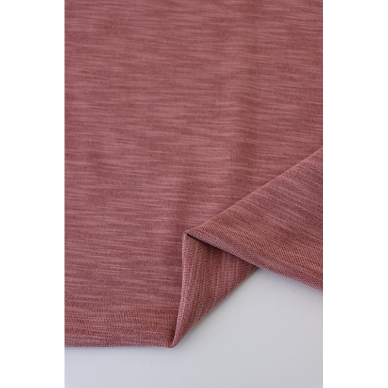 Terracotta Cupro Slub Jersey