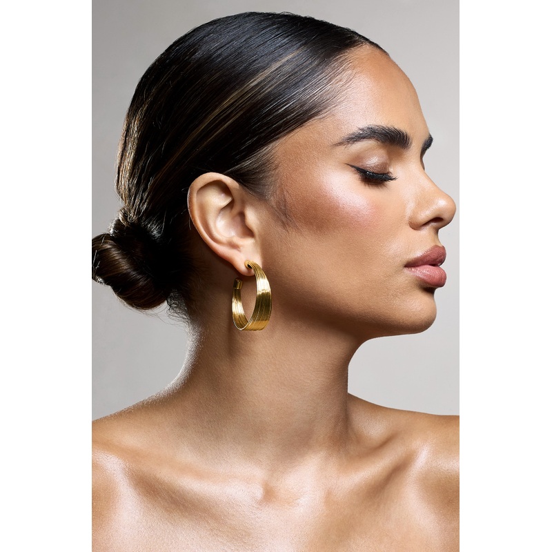 Stori | Gold Layered Hoop Earrings