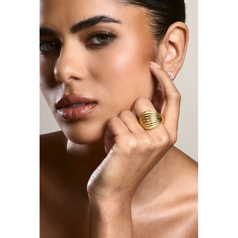 Robin | Gold Statement Ring